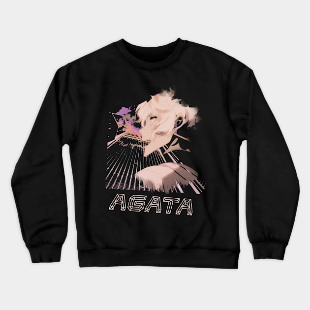 Kiznaiver ''AGATA'' V2 Crewneck Sweatshirt by riventis66